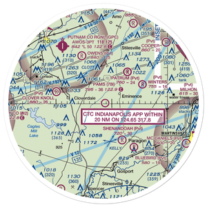 Pam's Place Airport (78I) VFR Sectional Sticker (30 mile)