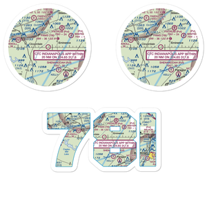 Pam's Place Airport (78I) VFR Sectional Sticker Pack