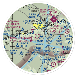 Swan Creek Airport (78A) VFR Sectional Sticker (20 mile)