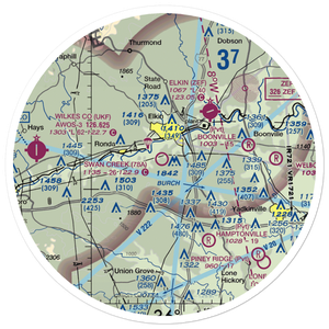 Swan Creek Airport (78A) VFR Sectional Sticker (30 mile)