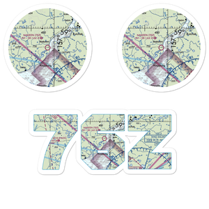 Nakeen Airport (76Z) VFR Sectional Sticker Pack