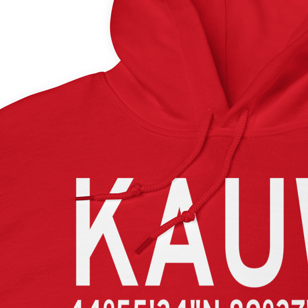 Wausau Downtown Airport (KAUW) ICAO Hoodie Sweatshirt 