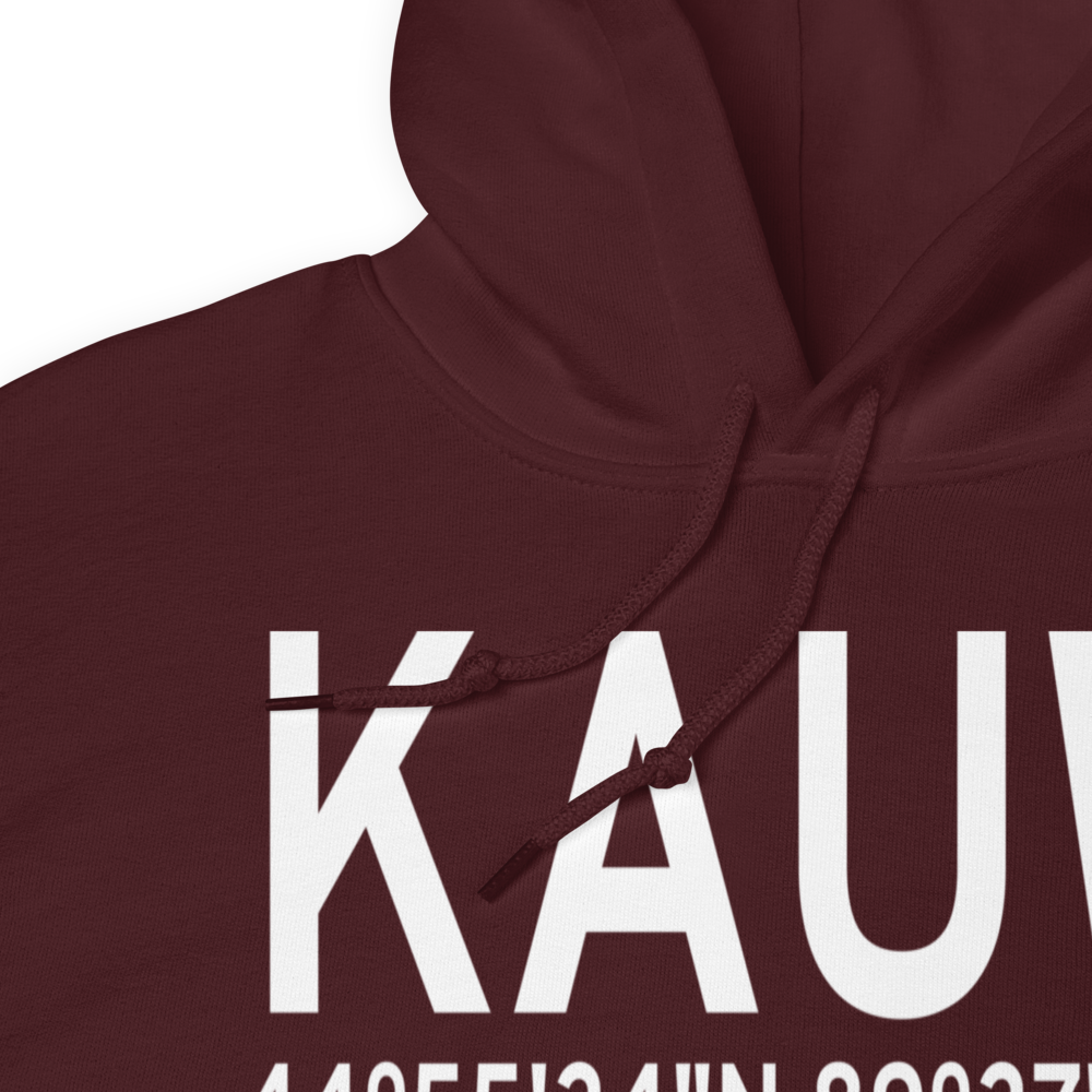 Wausau Downtown Airport (KAUW) ICAO Hoodie Sweatshirt 