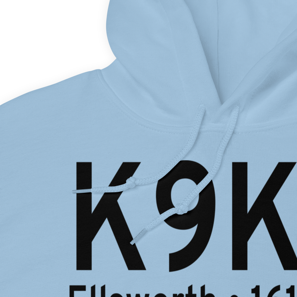 Ellsworth Municipal Airport (K9K7) ICAO Hoodie Sweatshirt 