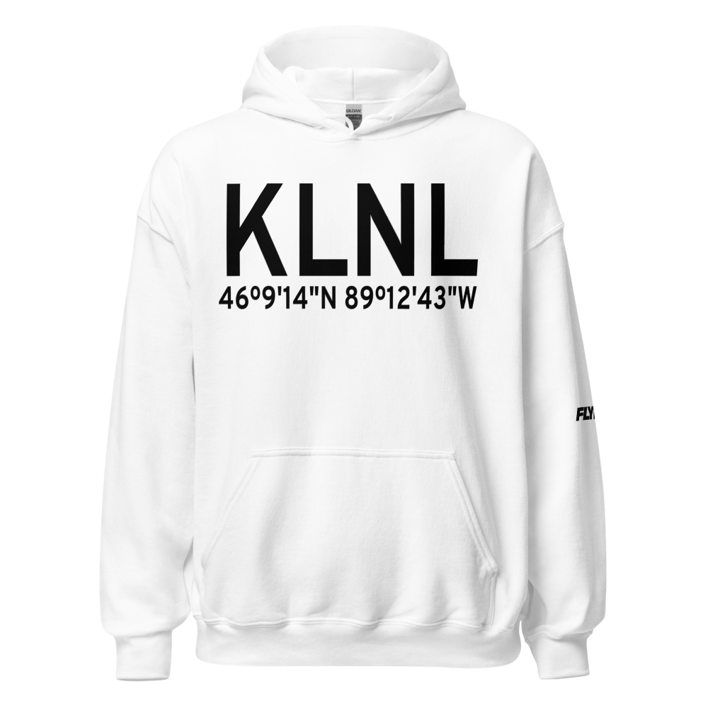 Kings Land O' Lakes Airport (KLNL) ICAO Hoodie Sweatshirt 
