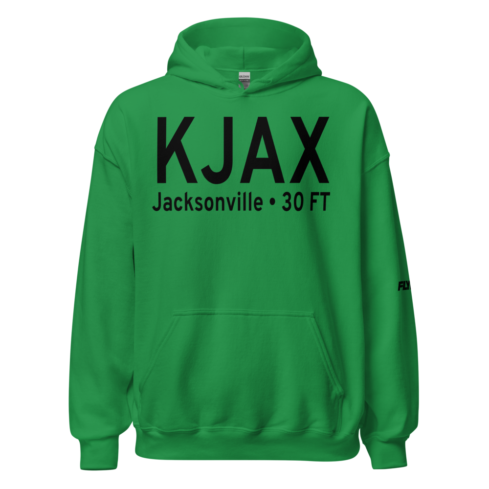 Jacksonville International Airport (KJAX) ICAO Hoodie Sweatshirt 