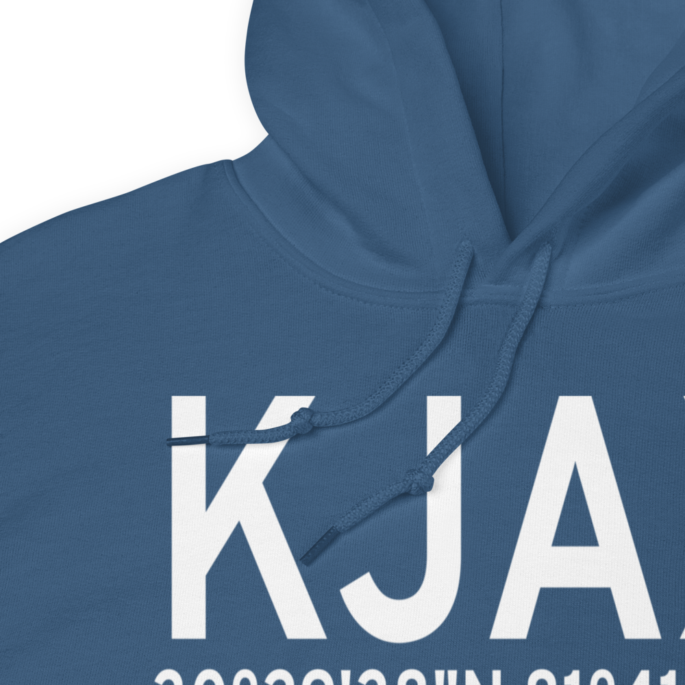 Jacksonville International Airport (KJAX) ICAO Hoodie Sweatshirt 