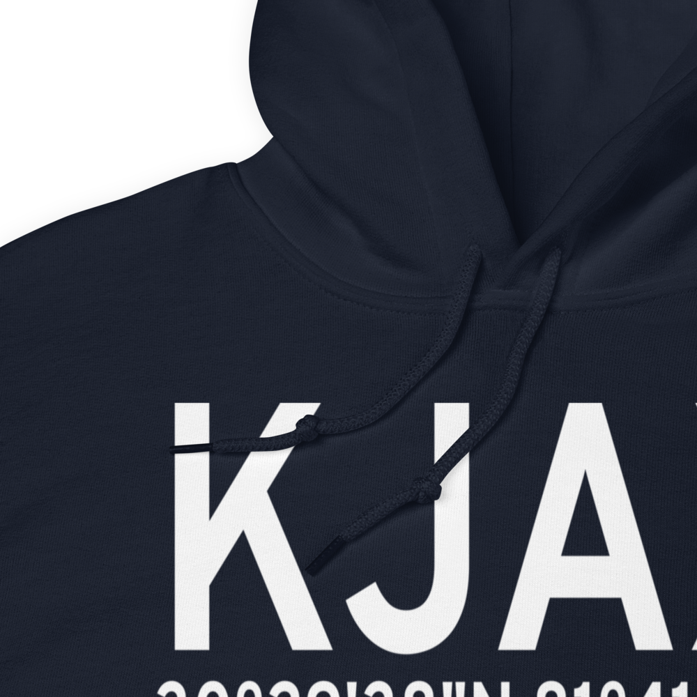Jacksonville International Airport (KJAX) ICAO Hoodie Sweatshirt 