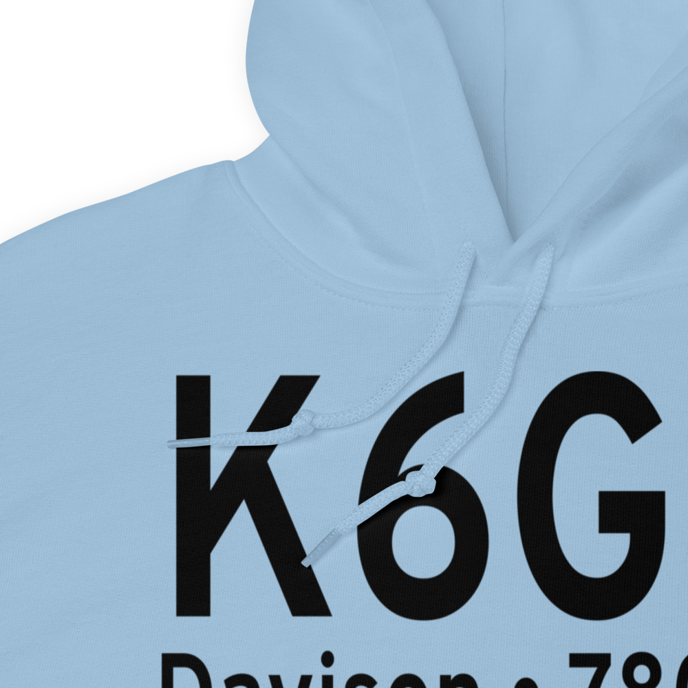 Athelone Williams Memorial Airport (K6G0) ICAO Hoodie Sweatshirt 