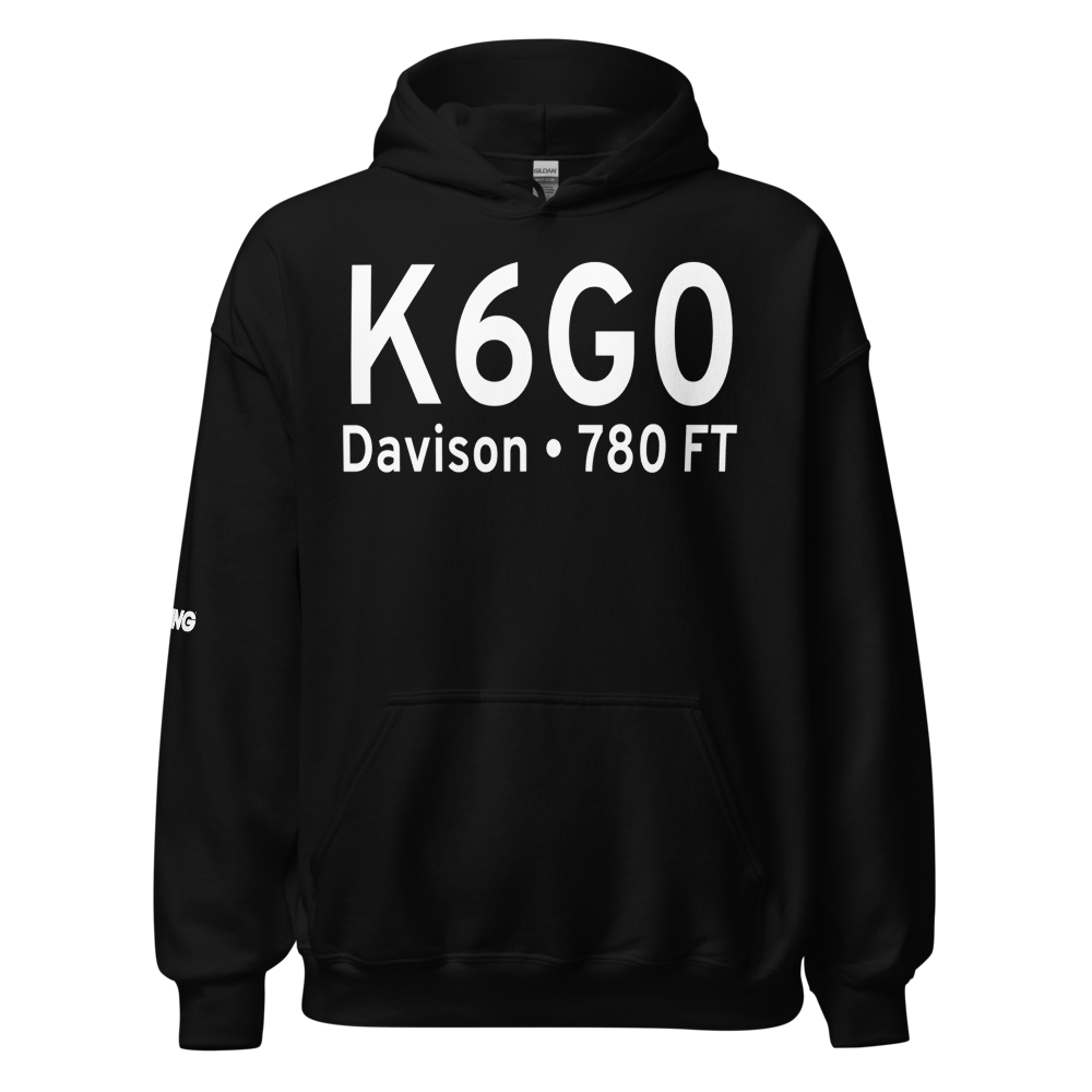 Athelone Williams Memorial Airport (K6G0) ICAO Hoodie Sweatshirt 