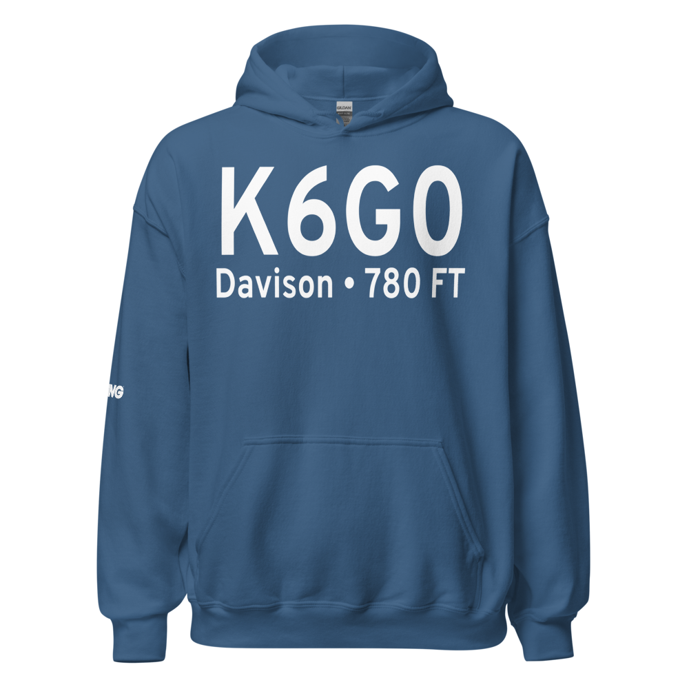 Athelone Williams Memorial Airport (K6G0) ICAO Hoodie Sweatshirt 