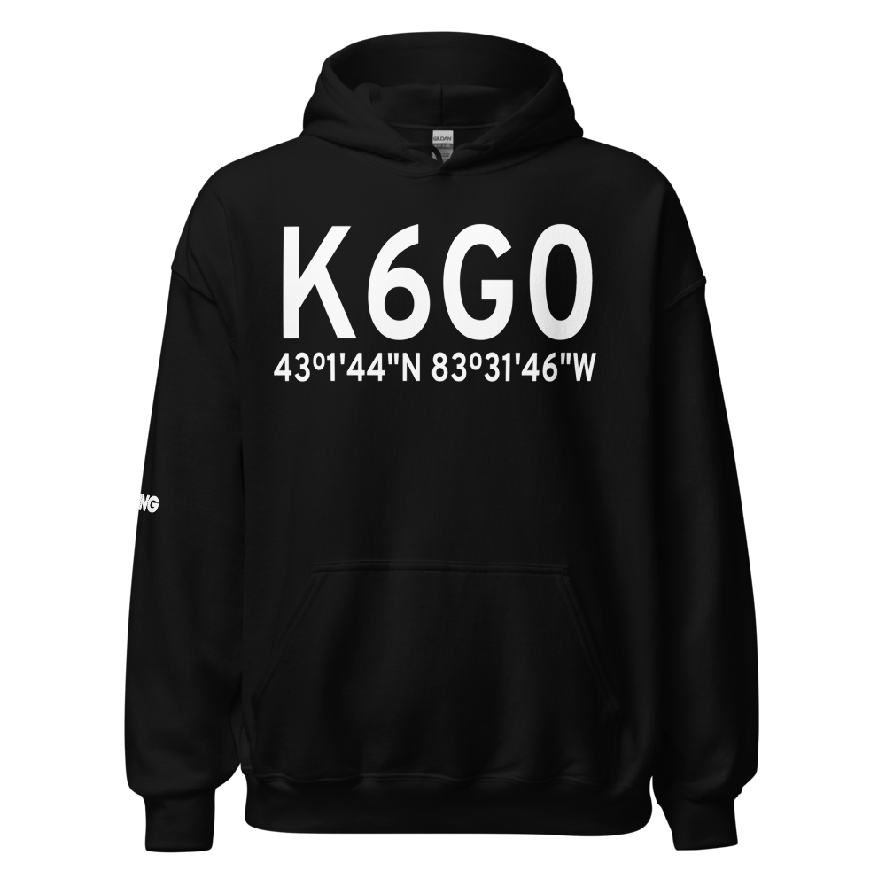 Athelone Williams Memorial Airport (K6G0) ICAO Hoodie Sweatshirt 