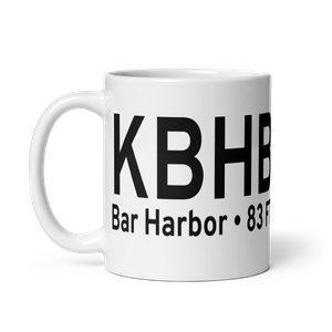Hancock County-Bar Harbor Airport (KBHB) ICAO Mug