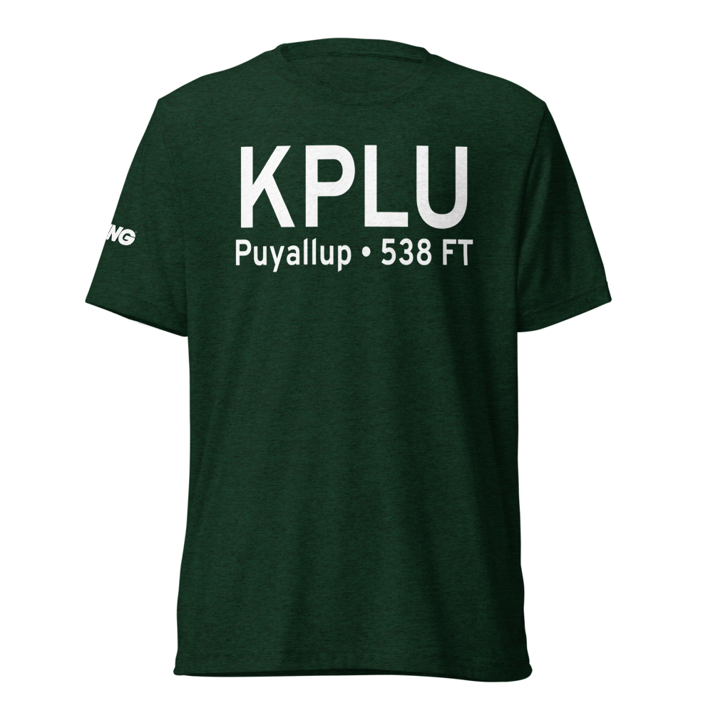 Pierce County-Thun Field (KPLU) ICAO Tri-blend T-Shirt 