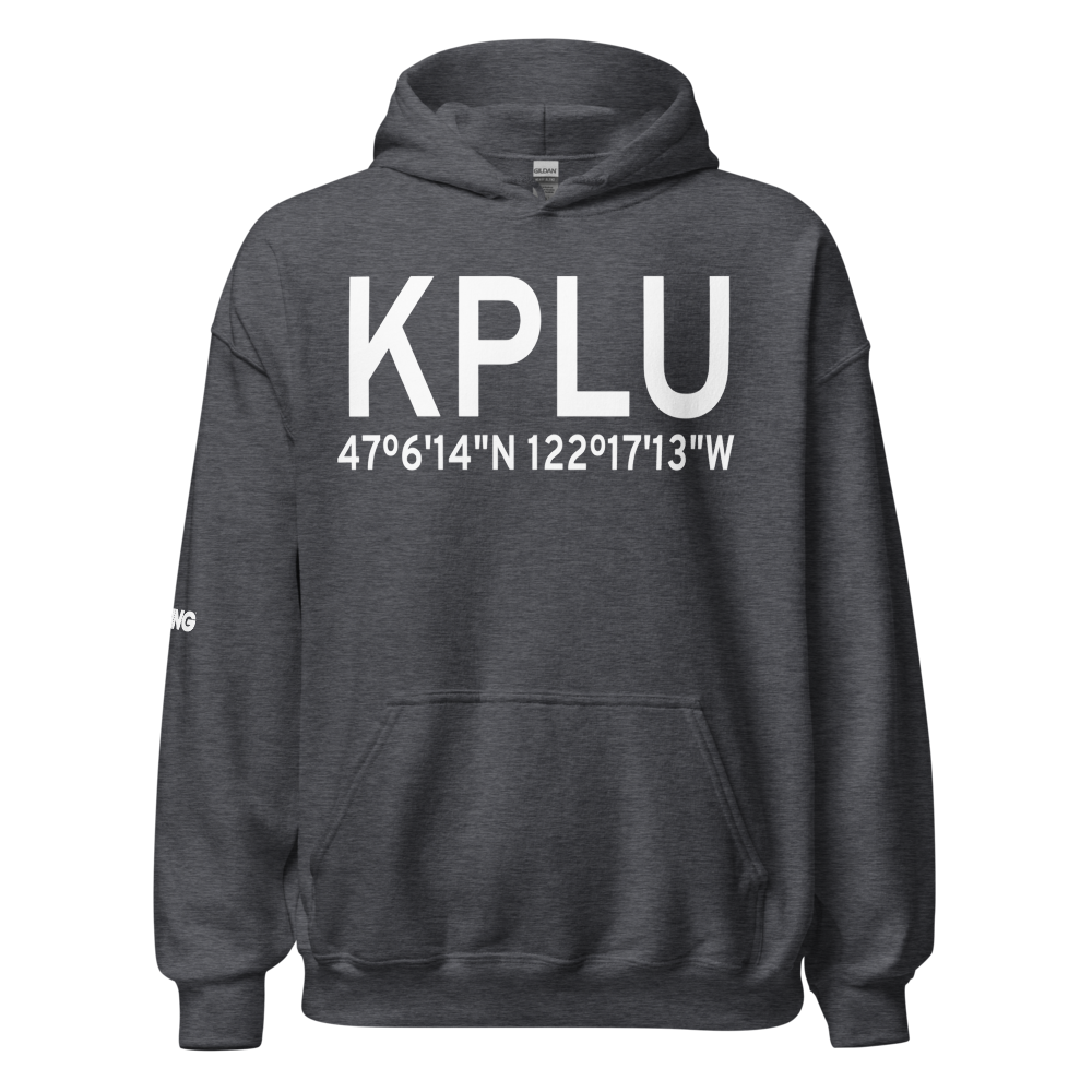 Pierce County-Thun Field (KPLU) ICAO Hoodie Sweatshirt 