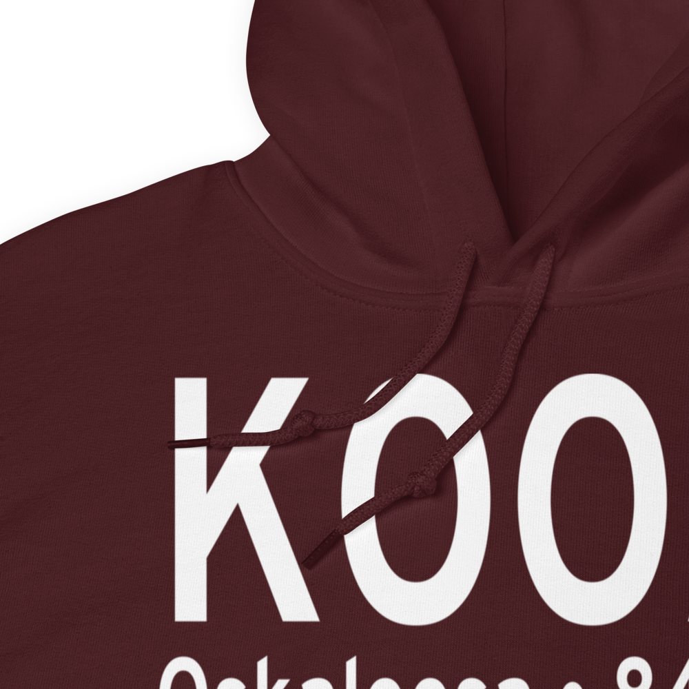 Oskaloosa Municipal Airport (KOOA) ICAO Hoodie Sweatshirt 