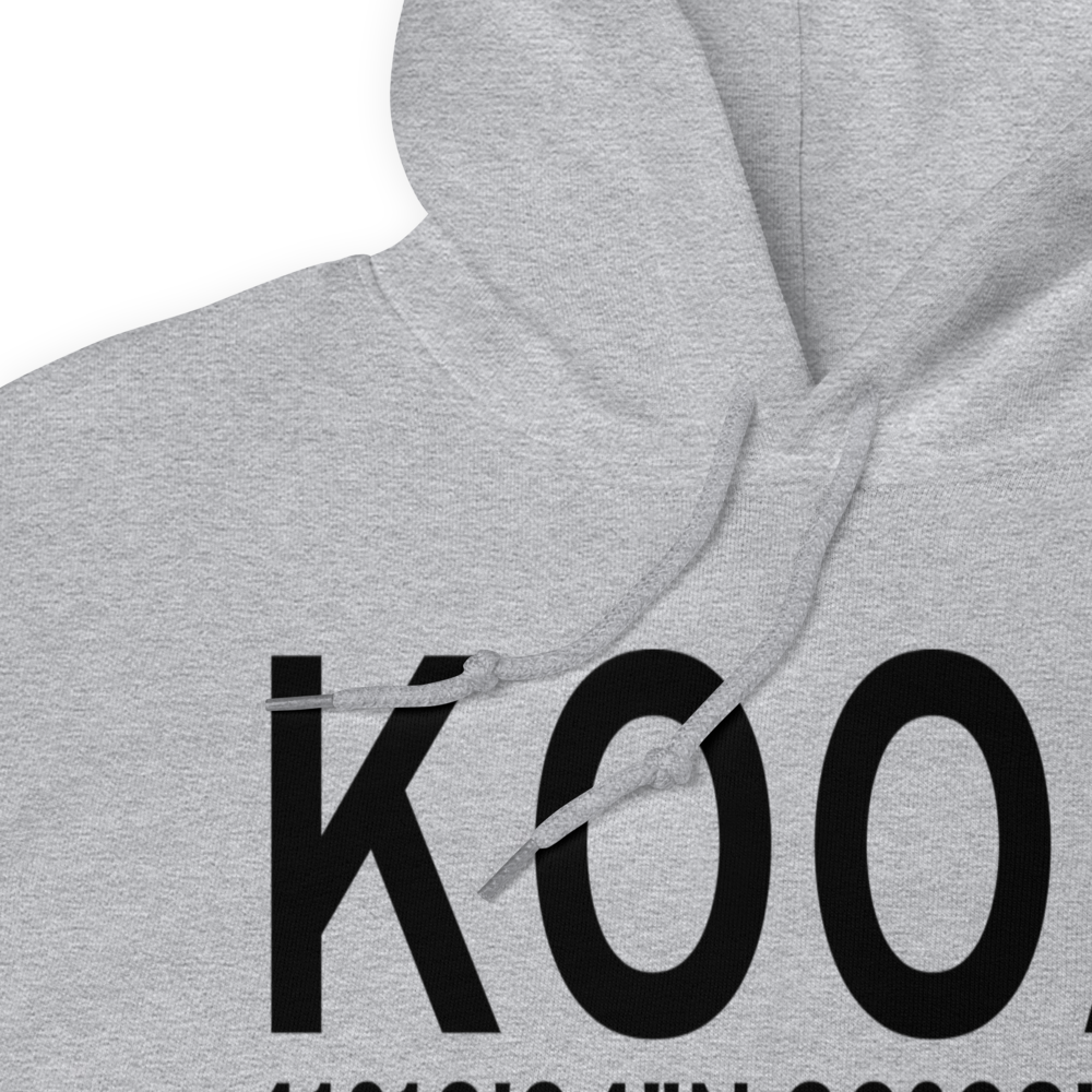 Oskaloosa Municipal Airport (KOOA) ICAO Hoodie Sweatshirt 