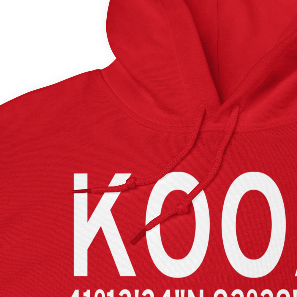 Oskaloosa Municipal Airport (KOOA) ICAO Hoodie Sweatshirt 