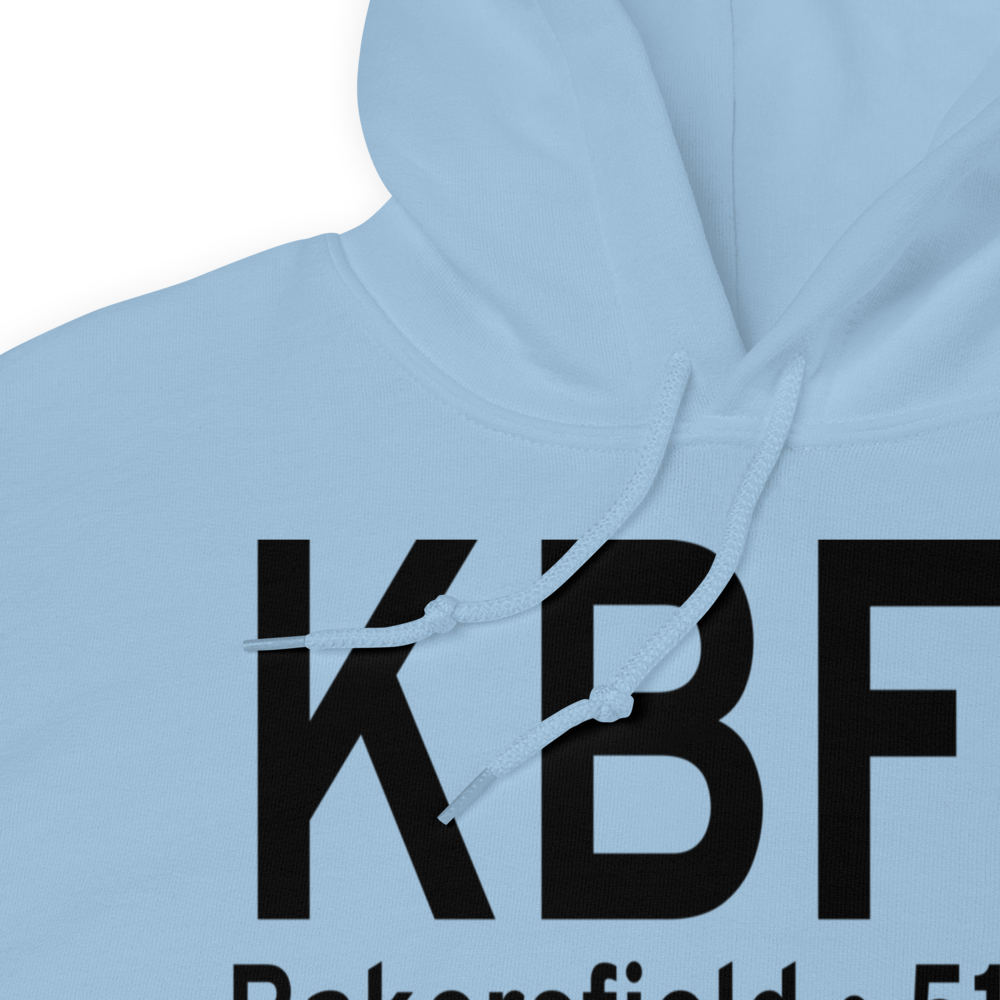 Meadows Field (KBFL) ICAO Hoodie Sweatshirt 