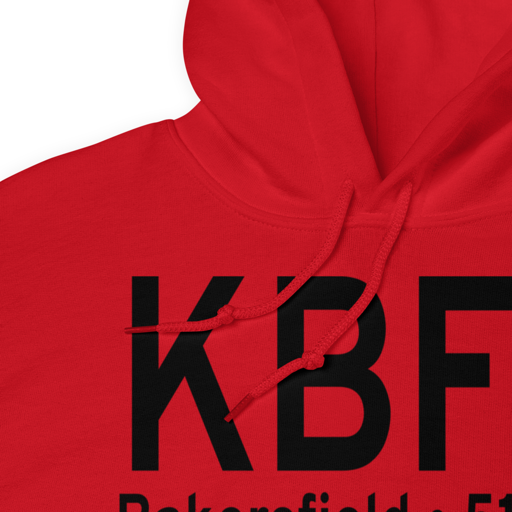 Meadows Field (KBFL) ICAO Hoodie Sweatshirt 