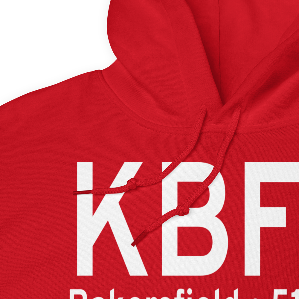 Meadows Field (KBFL) ICAO Hoodie Sweatshirt 