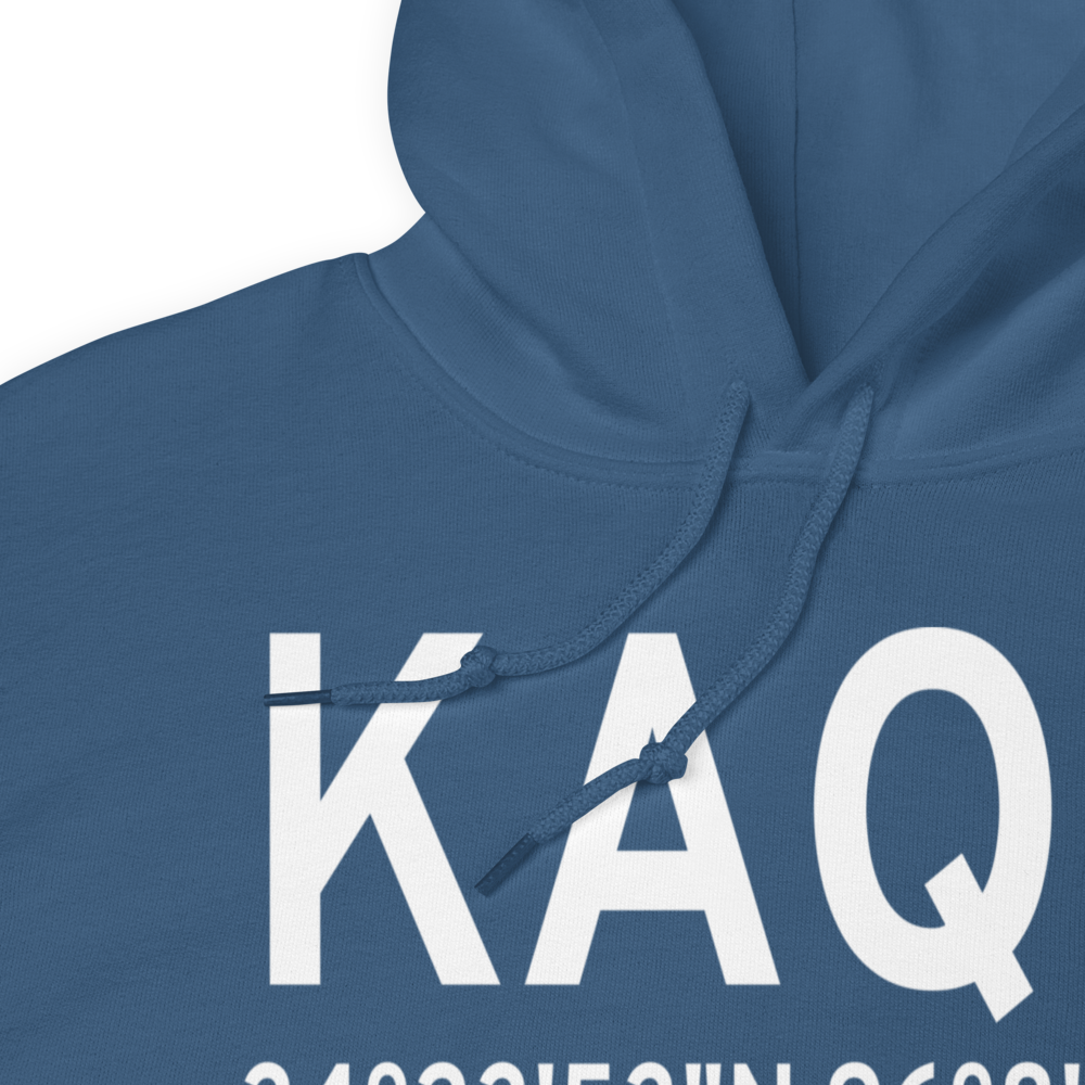 Atoka Municipal Airport (KAQR) ICAO Hoodie Sweatshirt 