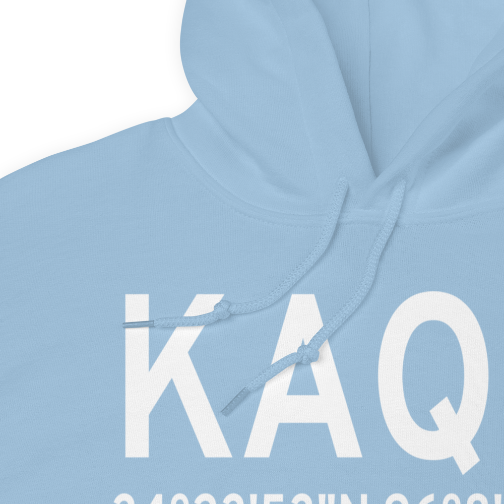 Atoka Municipal Airport (KAQR) ICAO Hoodie Sweatshirt 