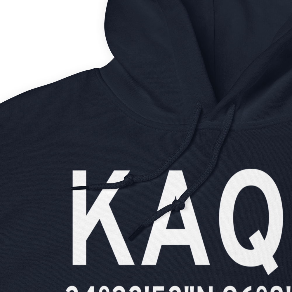 Atoka Municipal Airport (KAQR) ICAO Hoodie Sweatshirt 