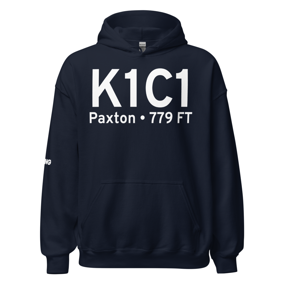 Paxton Airport (K1C1) ICAO Hoodie Sweatshirt 