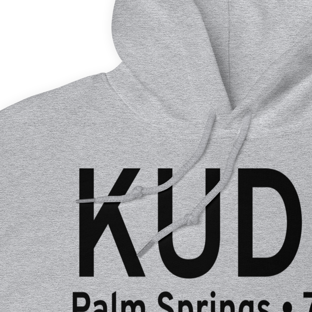 Bermuda Dunes Airport (KUDD) ICAO Hoodie Sweatshirt 