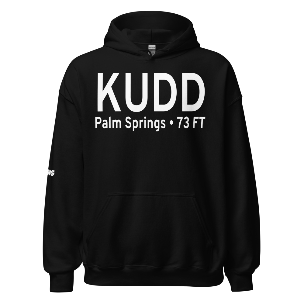 Bermuda Dunes Airport (KUDD) ICAO Hoodie Sweatshirt 