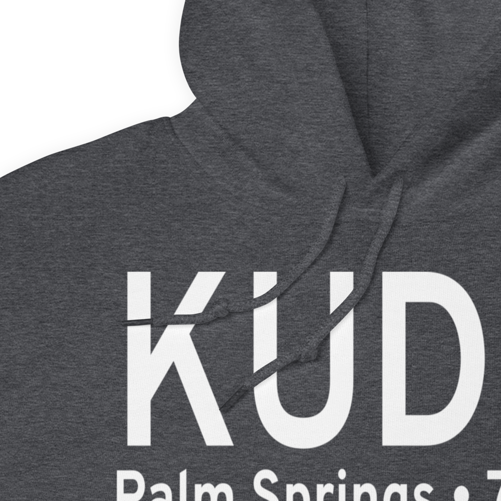 Bermuda Dunes Airport (KUDD) ICAO Hoodie Sweatshirt 