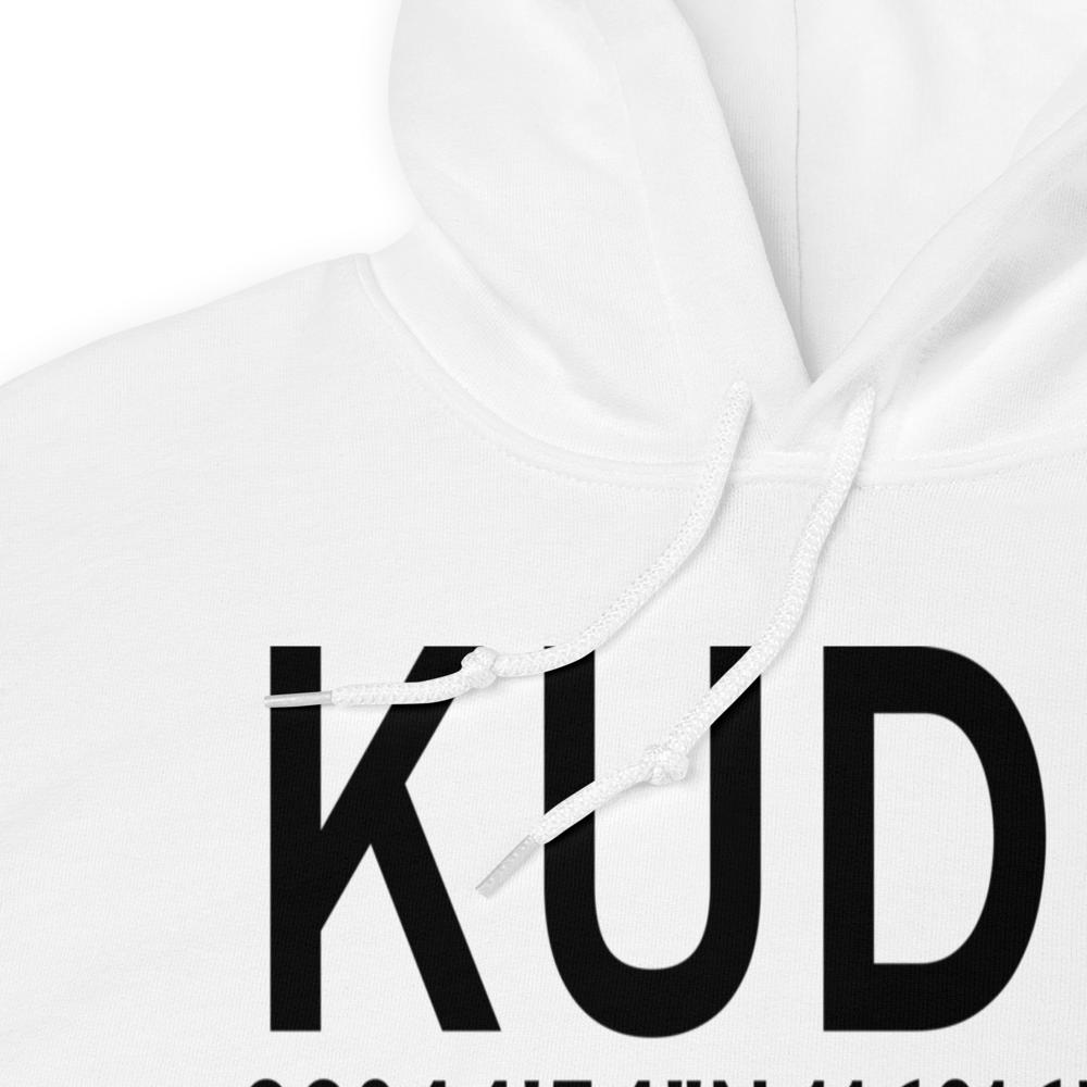 Bermuda Dunes Airport (KUDD) ICAO Hoodie Sweatshirt 