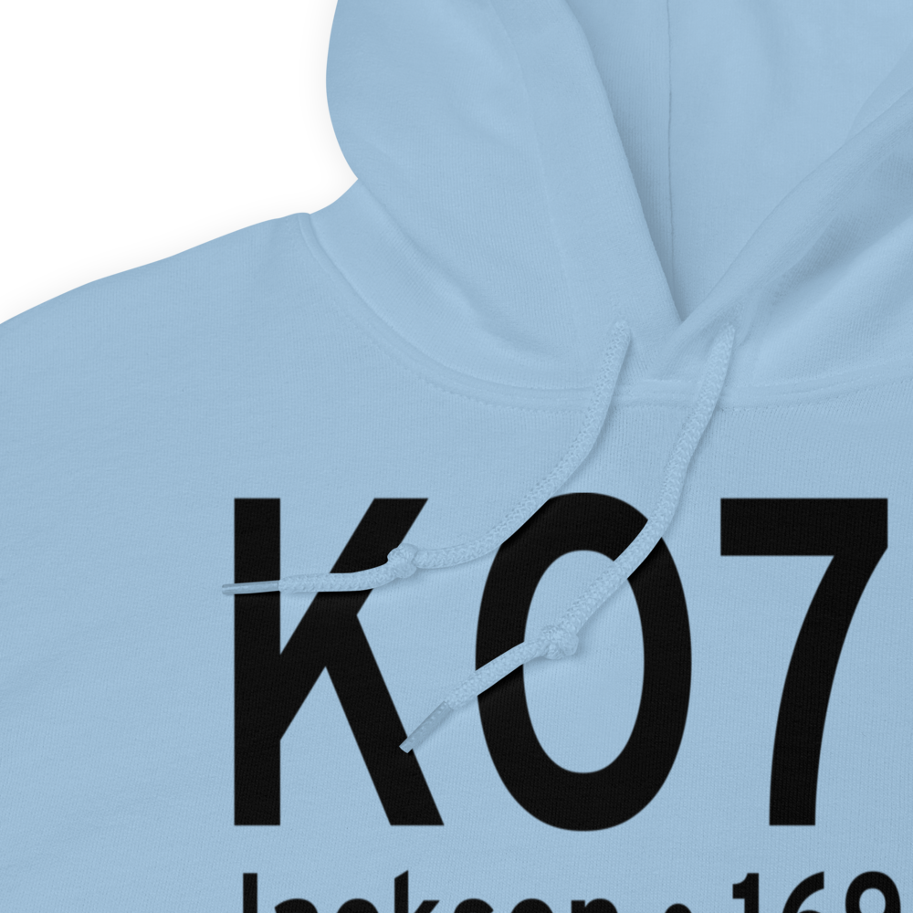 Westover Field Amador County Airport (KO70) ICAO Hoodie Sweatshirt 