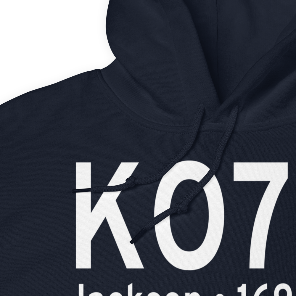 Westover Field Amador County Airport (KO70) ICAO Hoodie Sweatshirt 