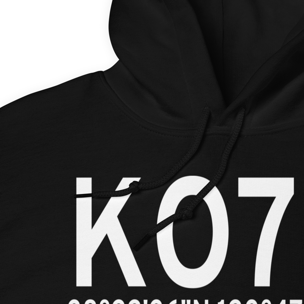 Westover Field Amador County Airport (KO70) ICAO Hoodie Sweatshirt 