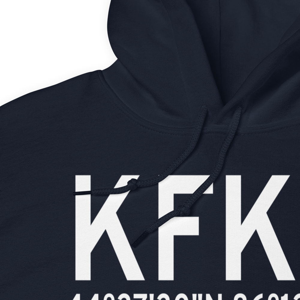 Frankfort Dow Memorial Field (KFKS) ICAO Hoodie Sweatshirt 