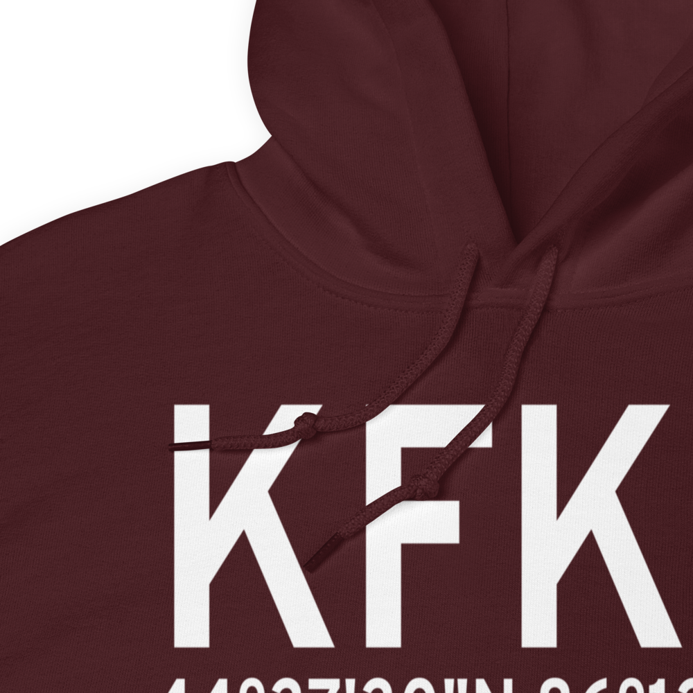 Frankfort Dow Memorial Field (KFKS) ICAO Hoodie Sweatshirt 