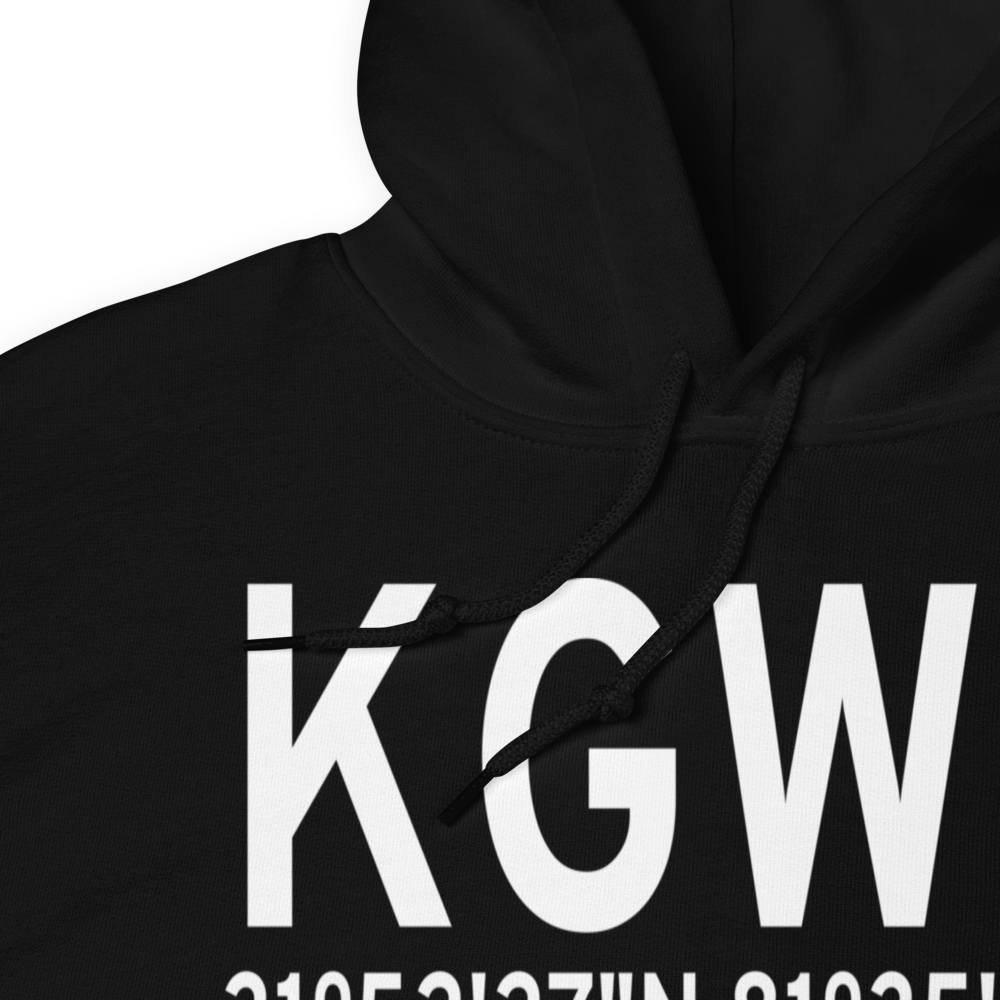 Winn Army Community Hospital Helipad (KGWN) ICAO Hoodie Sweatshirt 