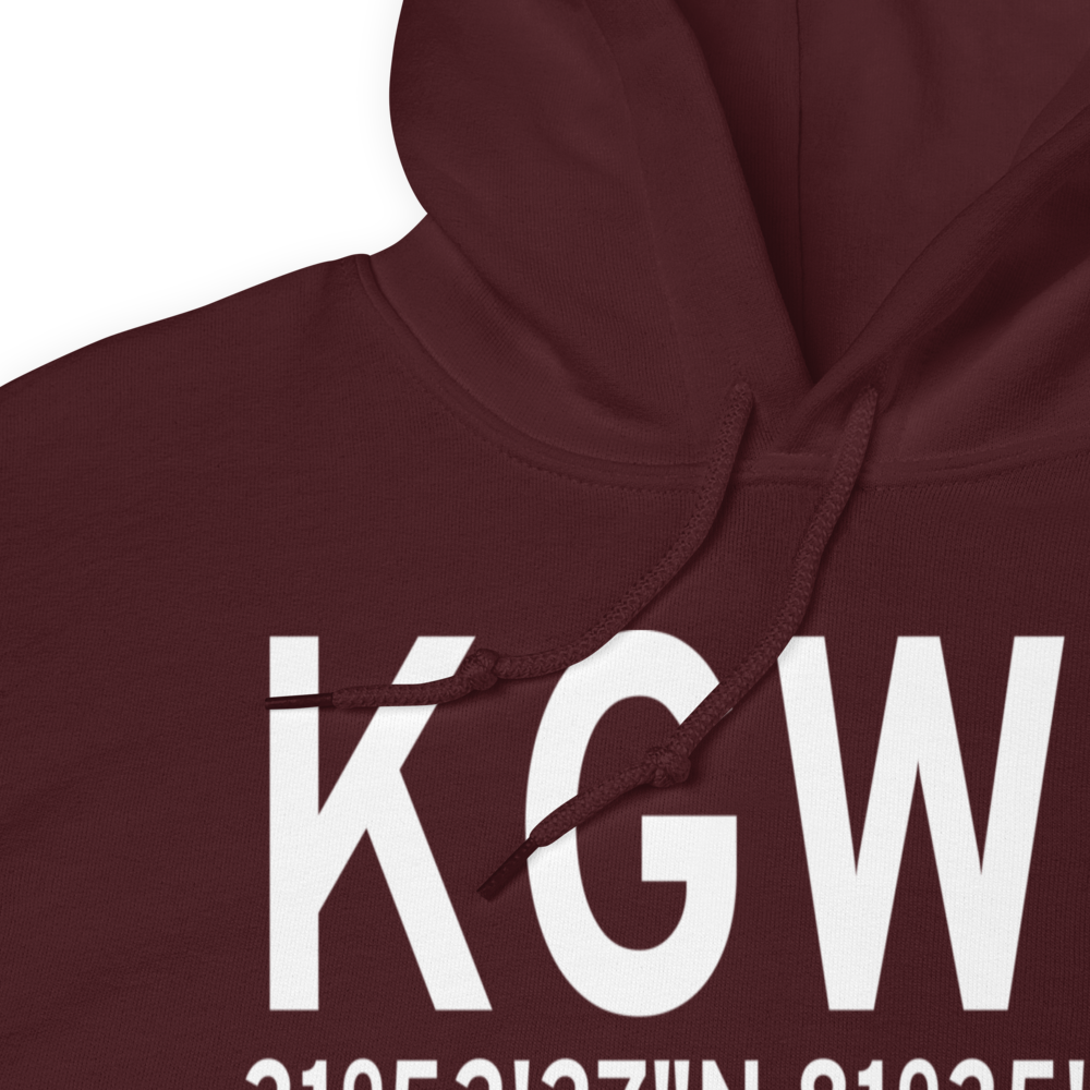 Winn Army Community Hospital Helipad (KGWN) ICAO Hoodie Sweatshirt 