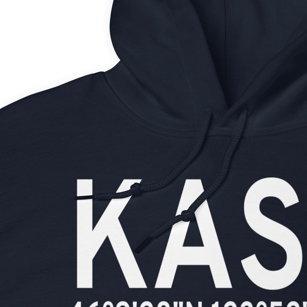 Astoria Regional Airport (KAST) ICAO Hoodie Sweatshirt 