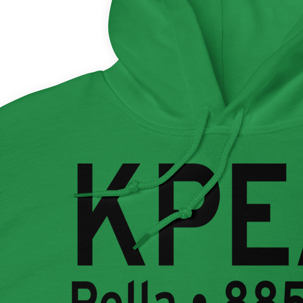 Pella Municipal Airport (KPEA) ICAO Hoodie Sweatshirt 
