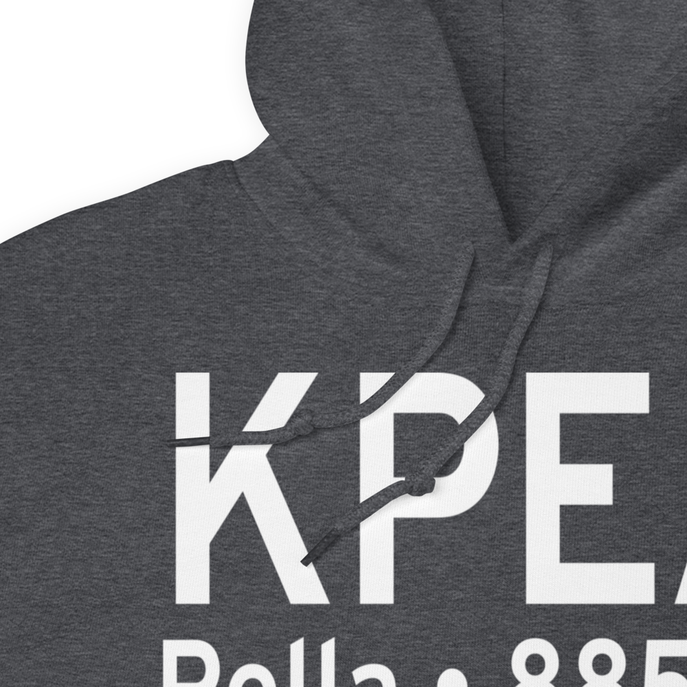 Pella Municipal Airport (KPEA) ICAO Hoodie Sweatshirt 