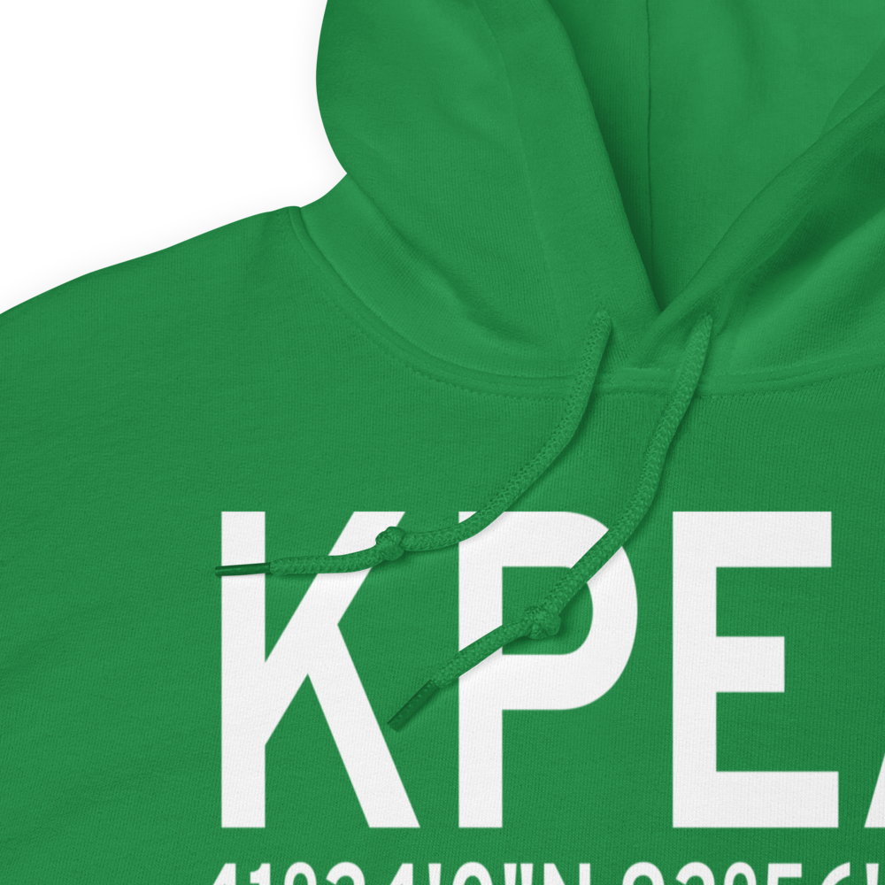 Pella Municipal Airport (KPEA) ICAO Hoodie Sweatshirt 