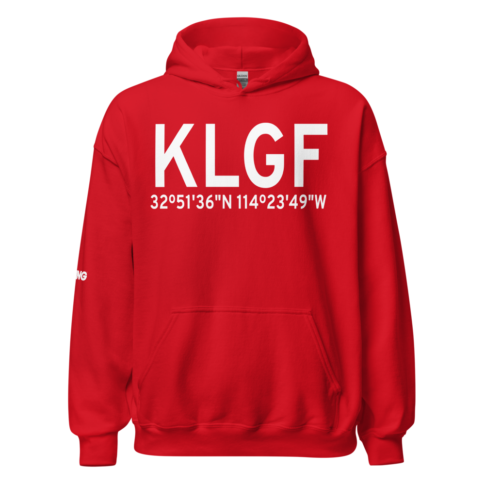 Laguna Army Airfield (KLGF) ICAO Hoodie Sweatshirt 
