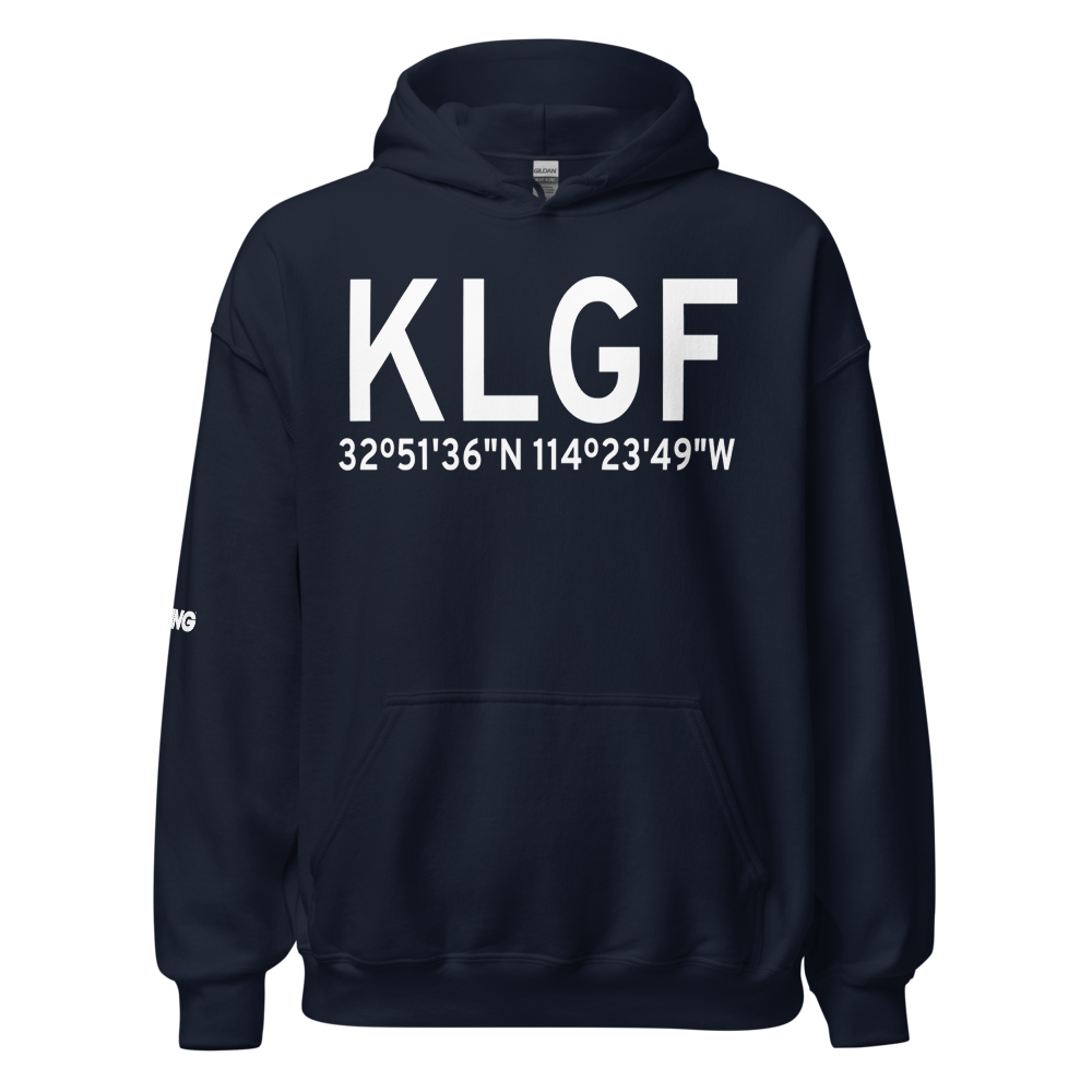 Laguna Army Airfield (KLGF) ICAO Hoodie Sweatshirt 