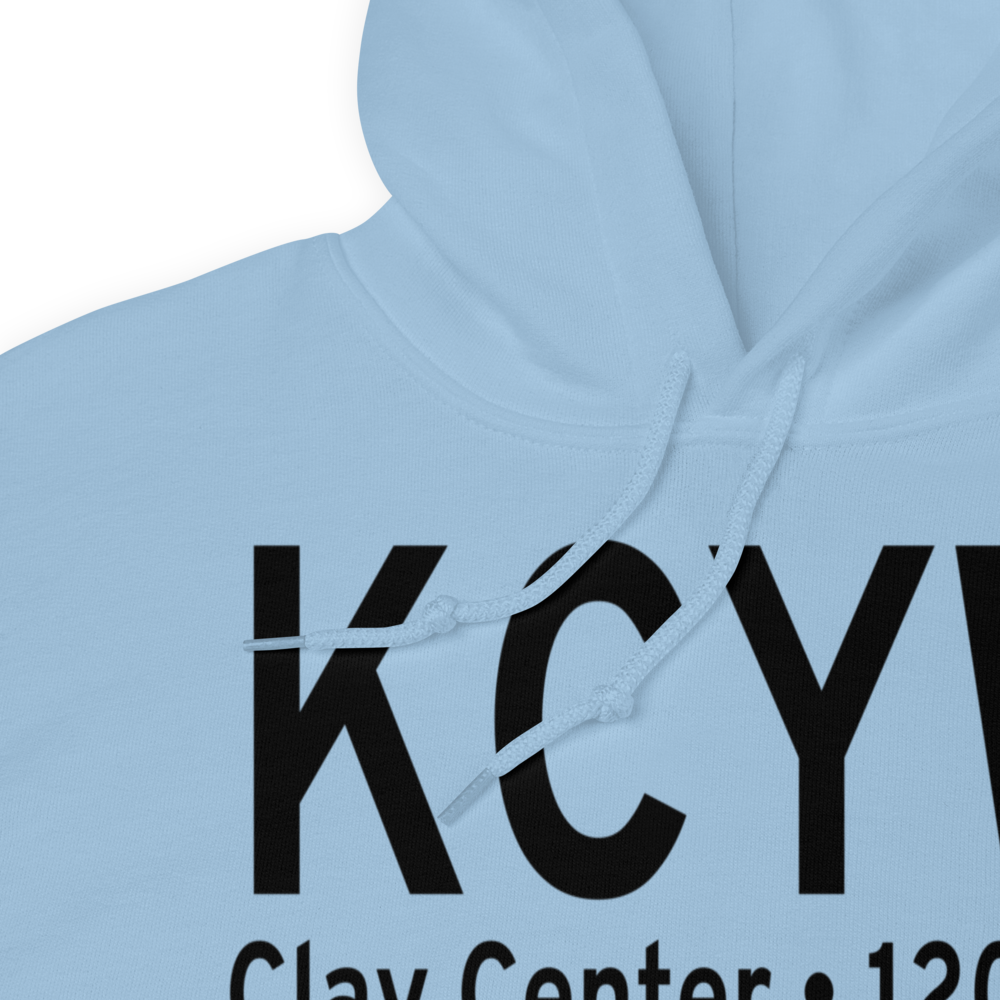 Clay Center Municipal Airport (KCYW) ICAO Hoodie Sweatshirt 