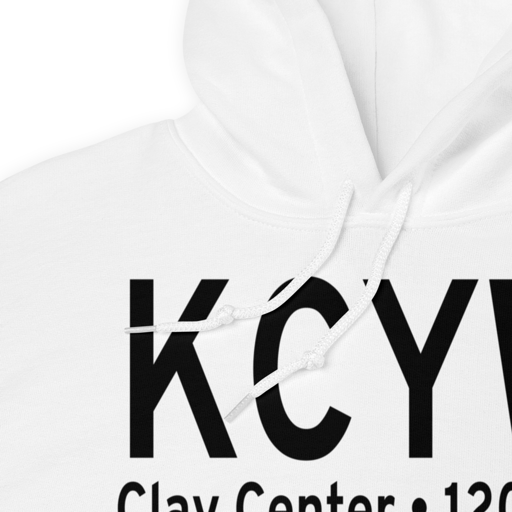 Clay Center Municipal Airport (KCYW) ICAO Hoodie Sweatshirt 