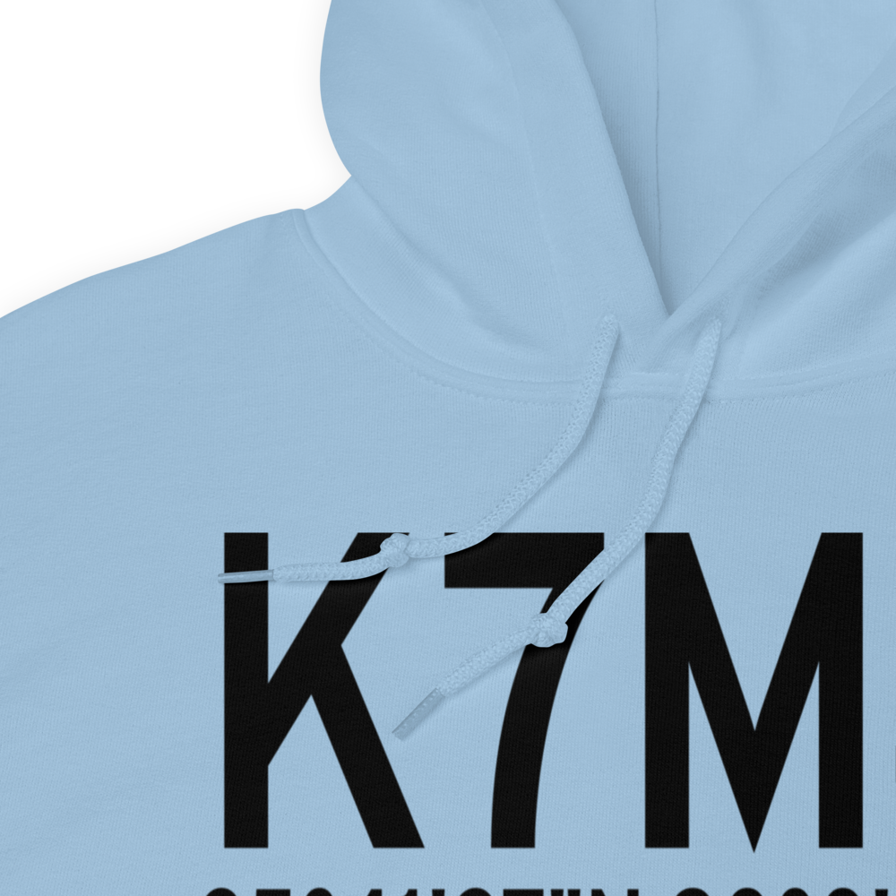Osceola Municipal Airport (K7M4) ICAO Hoodie Sweatshirt 