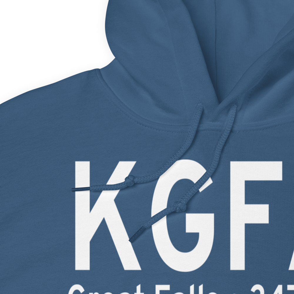 Malmstrom Air Force Base (KGFA) ICAO Hoodie Sweatshirt 